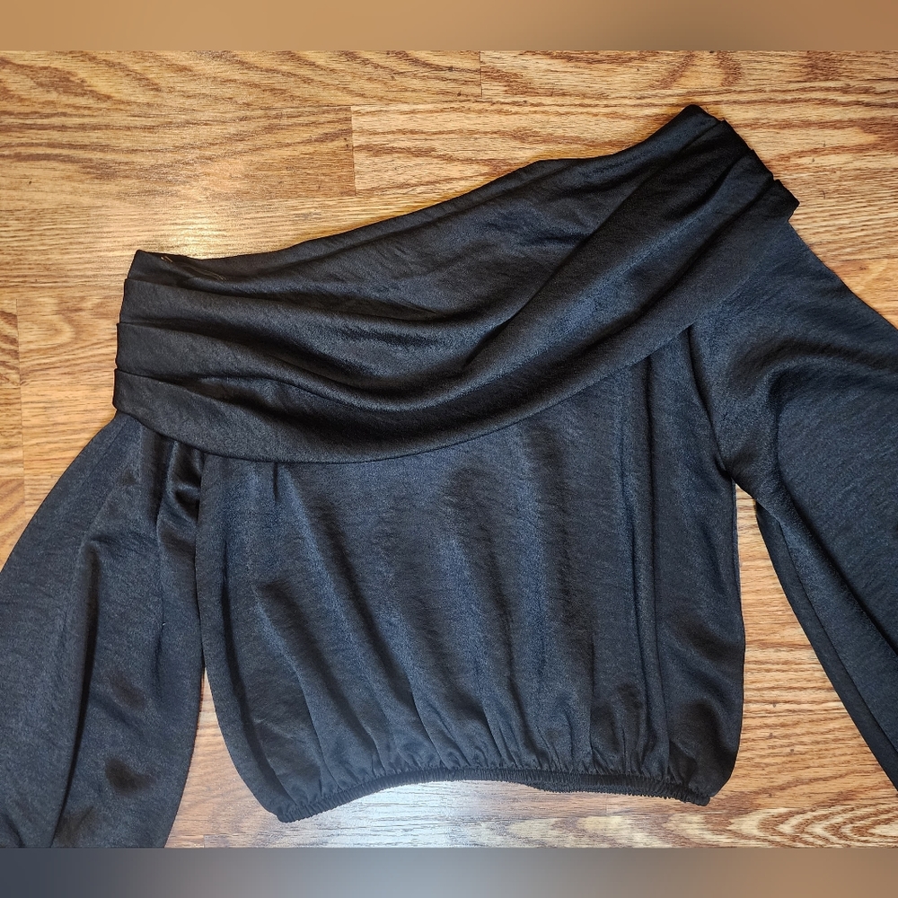 By Together Black Off The Shoulder Drop Shoulder … - image 3